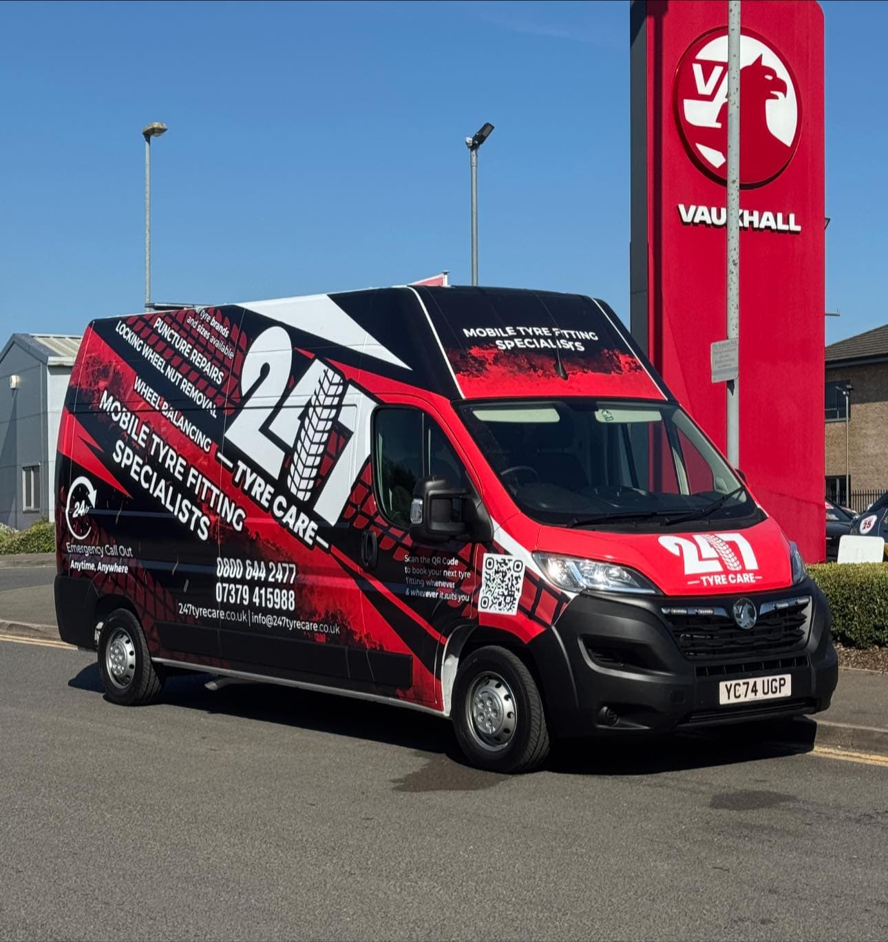 247 Tyre Care mobile tyre fitting van